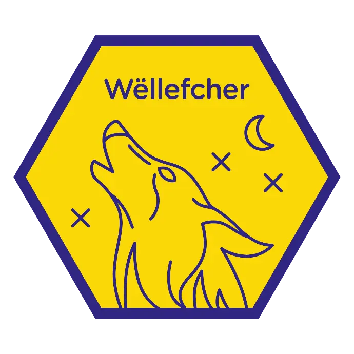 Wëllefcher Badge